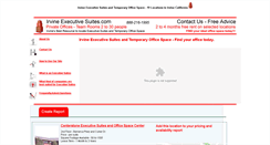Desktop Screenshot of irvine-executive-suites.com